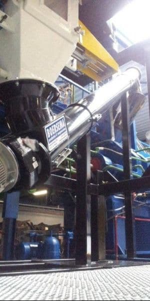 roet doseer installatie