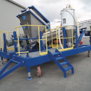 Plateau met schroef en filter