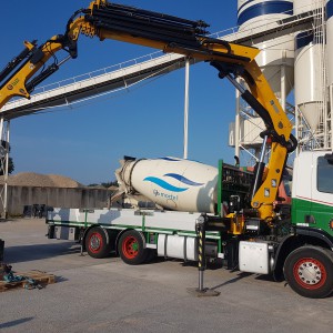 Cementschroeven reviseren met kraan